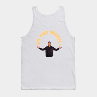 To The Moon With Elon Musk Tank Top